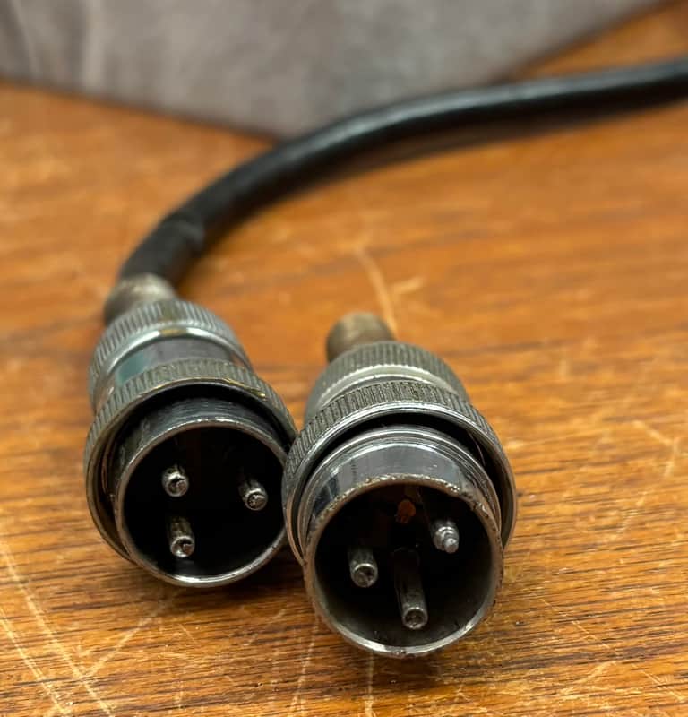 Vintage Pair of Amphenol 3 Pin Microphone Connector  1950’s/60’d image 1