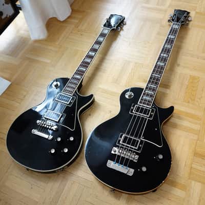 Jolana Diamant Singlecut guitar & bass ~1975 - ultra rare Eastern Bloc couple! image 2