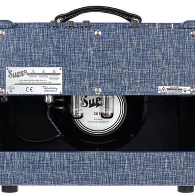 Supro 1970RK Keeley Custom 25-Watt 1x10" Guitar Combo 2018 - Present - Blue Rhino image 2