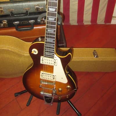 1978 Greco EG-450 Les Paul Sunburst Flame Top w/ Bigsby image 2