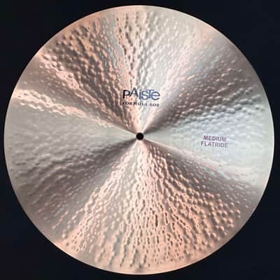 Paiste 20" Formula 602 Medium Flat Ride Cymbal - 2270g image 1