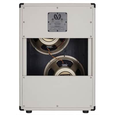 Victory Amps V212-VC Vertical Cabinet With Celestion G12M-65 Creambacks - Cream image 2