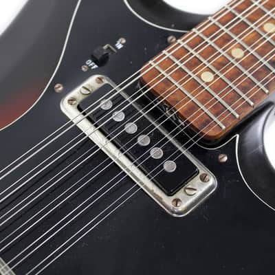 Vintage Hagstrom F-12S 12-String Electric Guitar in Sunburst image 8