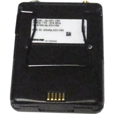 Shure QLXD1 Wireless Bodypack Transmitter (V50 Band - 174-216 MHz) - B-Stock 3 image 2