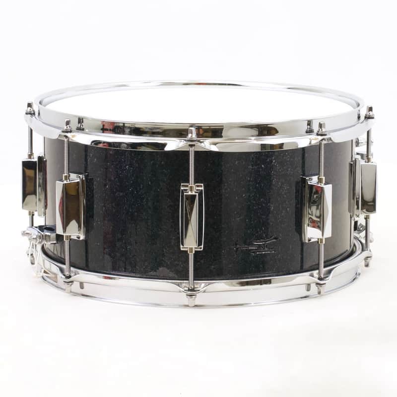 TreeHouse Custom Drums 6½x13 8-ply Maple Snare Drum - Black Sparkle image 1
