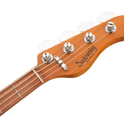 Sadowsky MetroExpress 24-Fret Modern Bass, Morado Fingerboard, 4-String - Tobacco Sunburst Transparent High Polish image 6