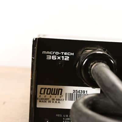 Crown Macro-Tech 36x12 2-Channel Power Amplifier CG015TL Bild 10