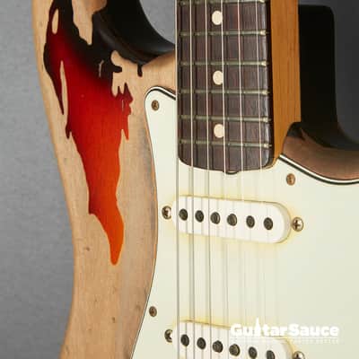 Fender Custom Shop Rory Gallagher Heavy Relic 3 Tone Sunburst 2021 Used (Cod. 1643UG) image 8