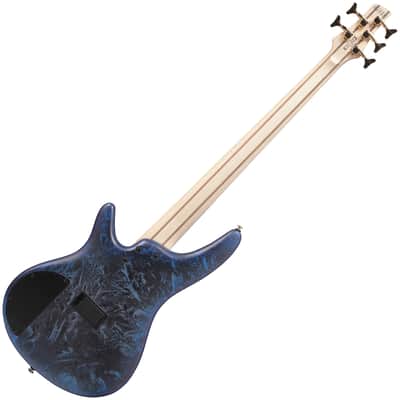 Ibanez SR305EDXCZM SR Standard 5-String Electric Bass – Cosmic Blue Frozen Matte image 2