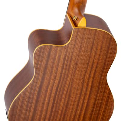 Ortega RCE131 Family Series Pro Solid Cedar Top Mahogany Neck Cutaway Nylon 6-String Classical Acoustic-Electric Guitar w/Gig Bag image 8