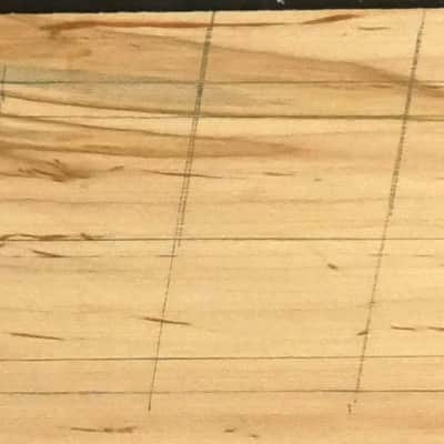 Lone Buck Guitars Bass Guitar Adjustable 34" - 35" Fan Fret Multi-scale layout tool for fingerboard fretting Acrylic 2025 image 10