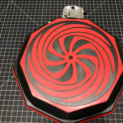 Synesthesia Mandala Drum 1.0 PAIR (Rare! 2006 Red/Black) image 8
