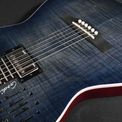 Godin Denim Blue Flame A6 Ultra 6 String RH Acoustic Electric Guitar image 9