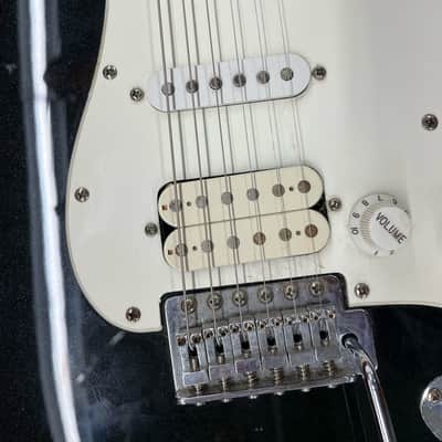 Starcaster by Fender Strat Electric Guitar - Black image 4