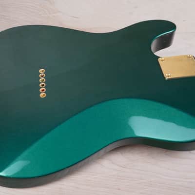Fender FSR 75th Anniversary Hybrid II Telecaster MIJ 2021 Sherwood Green Metallic Japan w/ Bag image 13