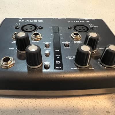 M-Audio M-Track USB Audio Interface 2000s - Black image 3