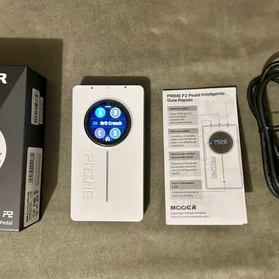 MOOER Prime P2 (White) & GWF4 Wireless Footswitch (Black) image 3