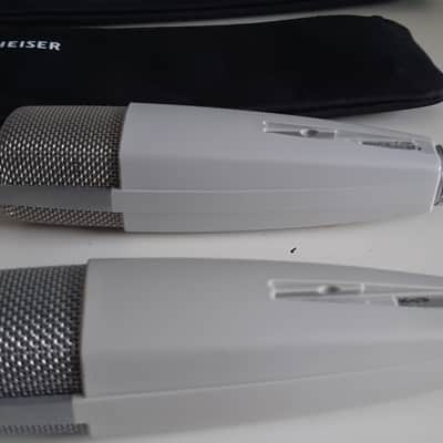 Set of 2x Sennheiser MD 421-N Cardioid Dynamic Microphones 1960s - 1980s - White image 9