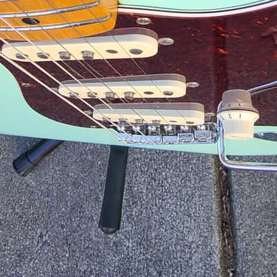 2008-2009 Fender Classic 50's Series Stratocaster Surf Green MIM w Hard Case~Price Drop image 6