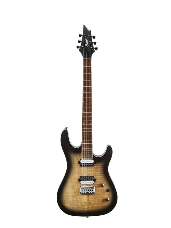 Cort KX300OPRB KX Series Electric Guitar Open Pore Raw Burst image 1