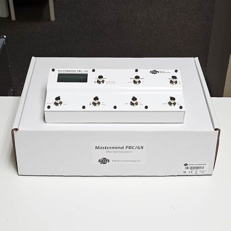 used RJM Mastermind PBC/6X Effect Switching System, Mint Condition with Box & Power Supply! image 1