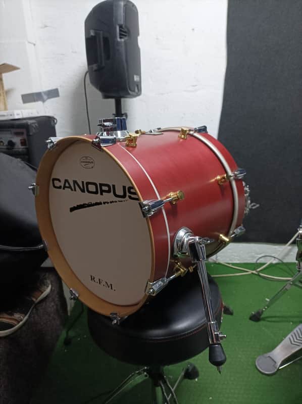 Canopus Canopus R.F.M. BASS DRUM - Biter Brown Oil image 1