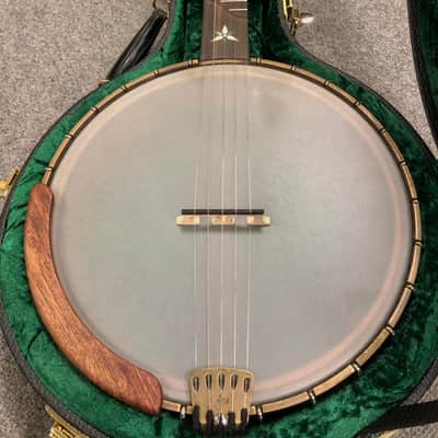 Ome Flora 12" Walnut Open Back Banjo & Case image 1
