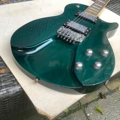 Hyundai Les Paul with Tremolo futuristic model Vintage 80’s floyd rose style Korea ? japan? image 1