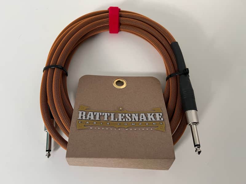 15FT STRAIGHT TO STRAIGHT | RATTLESNAKE INSTRUMENT CABLE | COPPER | 15FT DC-15-ST-CP-S-NN image 1