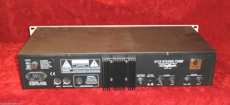 Digitech 2112 Studio Guitar System TUBE Programmable Preamp NICE