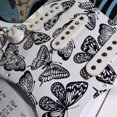 "WINGS OF CHANGE" Fender Loaded Stratocaster Pickguard Hot Wired PowerShifter™ image 9
