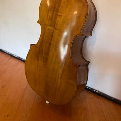 Double bass 3/4 circa 1800 3/4 swell back Pro instrument image 5