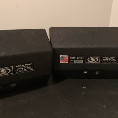 Galaxy Audio Hot Spot Passive Monitor Speakers (Pair) Early 2000’s - Black image 6