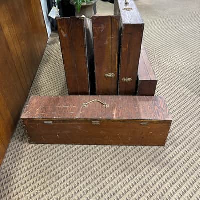 Musser Band Marimba Model #210 c.1950.  Includes Custom Wooden Travel Cases image 24