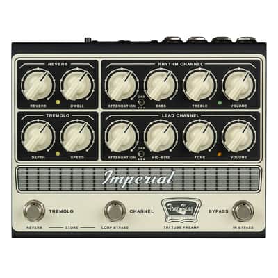Tone King Imperial Preamp Tri-Tube Preamp Pedal w/3x 12AX7 Tubes - Open Box image 1