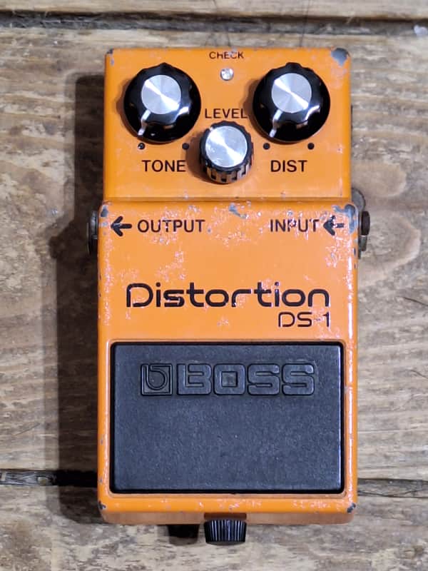 Boss DS-1 Distortion (Black Label) 1982 - 1988 - Orange | Reverb