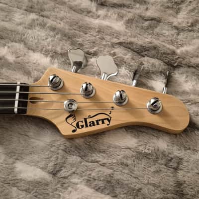 Glarry Fretless Precision Bass - 4-String - Set-Up - Natural - Rosewood Fingerboard image 5