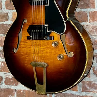 Great 1952 Gibson ES-350 Premier P-90 Archtop Jazz Guitar Sunburst, OHSC image 1