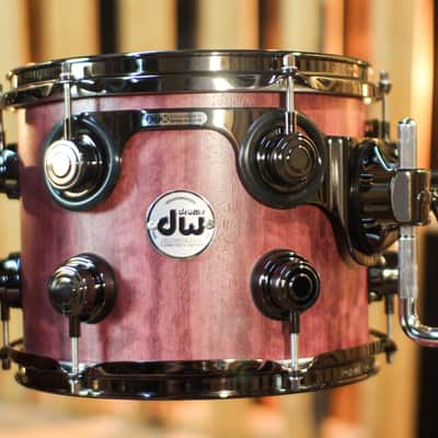 DW Collector's Pure Purpleheart VLT Natural Satin Oil Drum Set - 22,10,12,16 - SO#1398023 image 4