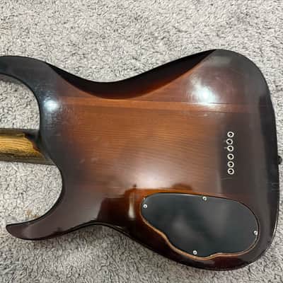 Oldmusic Brilliant Flame 🔥 Neck Through Electric Guitar Relic Stratocaster superstrat Djent machine Shred solid body Boutique Unique Metal machine powerful output High gain Lightweight strat Rosewood image 7