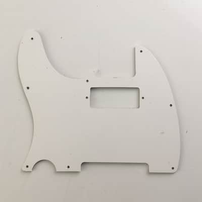 Light Relic White Pearl Aged Tele Mini Duncan Humbucker Pickguard for Fender Vintage ‘59 Custom Guitar image 9
