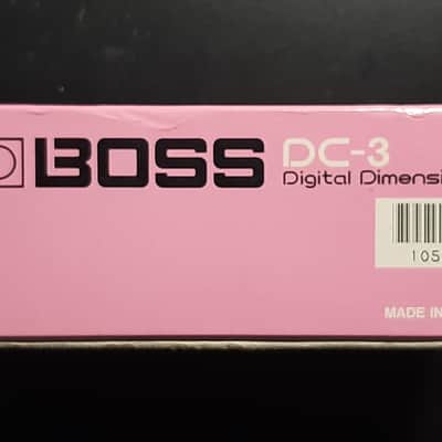 Rare - Original 1980s Made In Japan - Boxed with Manual - Vintage Boss DC-3 Digital Dimension (Blue Label) Space D 1988 - 1989 - Pink image 16
