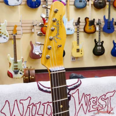 Fender Custom Shop 1962 Telecaster Custom Rosewood Slab Board Hand-Wound Pickups Relic Vintage White image 7