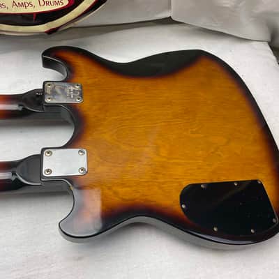 Ibanez Studio Series ST1200 Studio Twin 6/12 Double Neck doubleneck Guitar with Case MIJ Made In Japan 1978 - Brown Sunburst image 18
