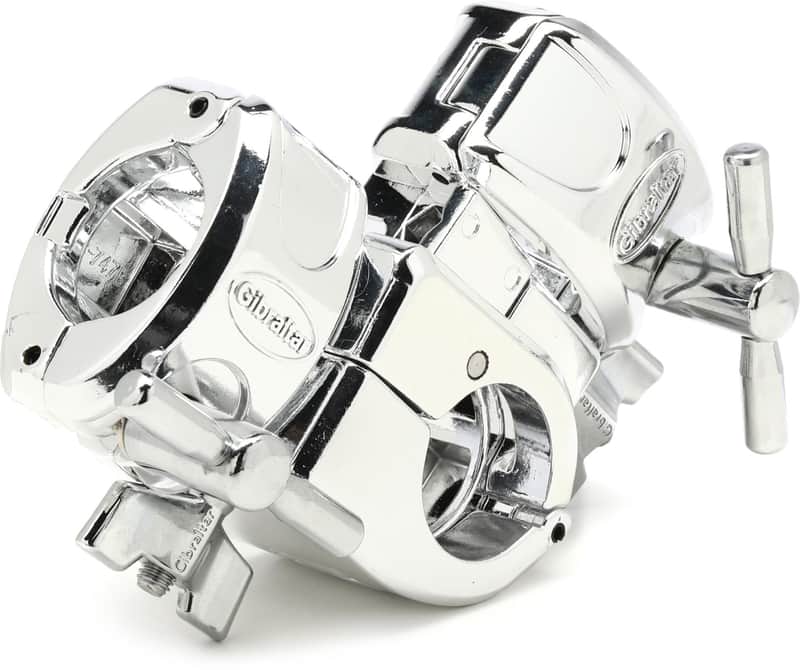 Gibraltar SC-GCSRA Chrome Series Adjustable Right Angle Clamp (2-pack) Bundle image 1