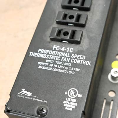 Middle Atlantic FC-4-1C Thermostatic Fan Controller CG014FW image 4