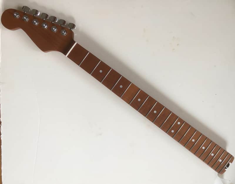 Lefty Reverse Hendrix Loaded Strat Modern Hybrid Neck Relic Roasted Flame Maple image 1