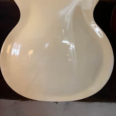 Funky Fujigen Gakki Pyramid Hollow Body  1960’s - Ivory image 2