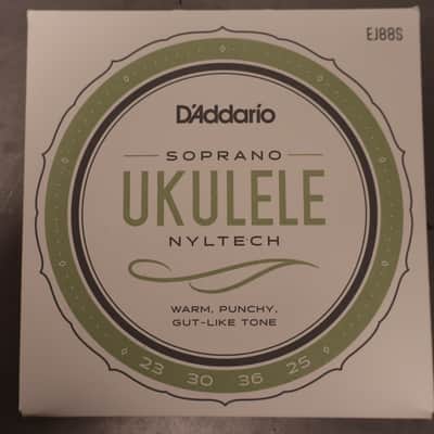 D'addario EJ88S Soprano Ukulele Nyltech image 1