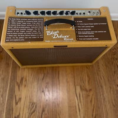 Fender Blues Deluxe Reissue 2-Channel 40-Watt 1x12" Guitar Combo 2005 - Present - Tweed image 3